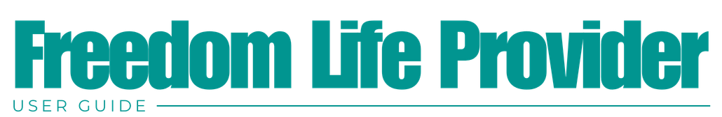 Freedom Life Provider Portal